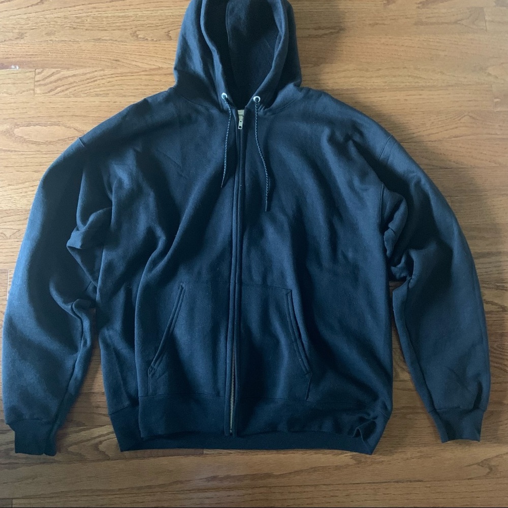 Hanes Black Zip-Up Hoodie/Jacket